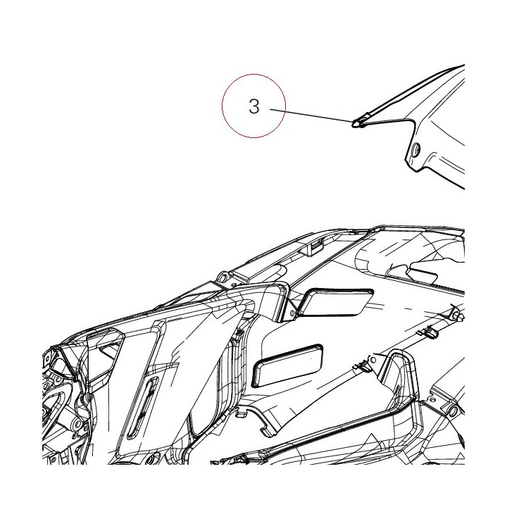 Tank cover 4801K082AA