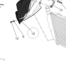 Lower fairing right 48022811AQ