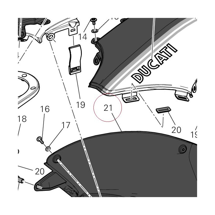 Right cap 48023172AQ