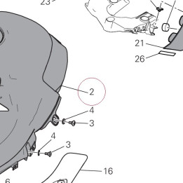 Protector, fuel tank 48026891AA
