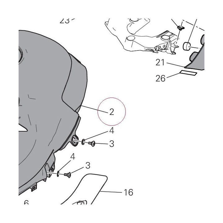 Protector, fuel tank 48026891AA