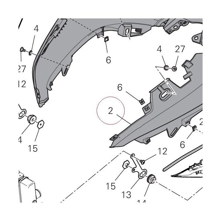 Protector, fuel tank 48026893AC