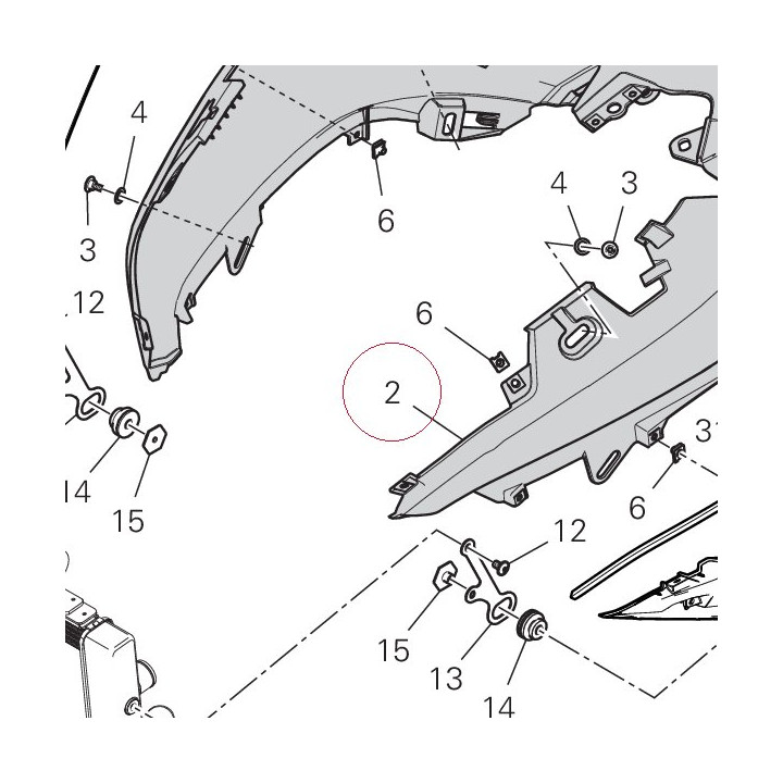 Protector, fuel tank 48026893AT