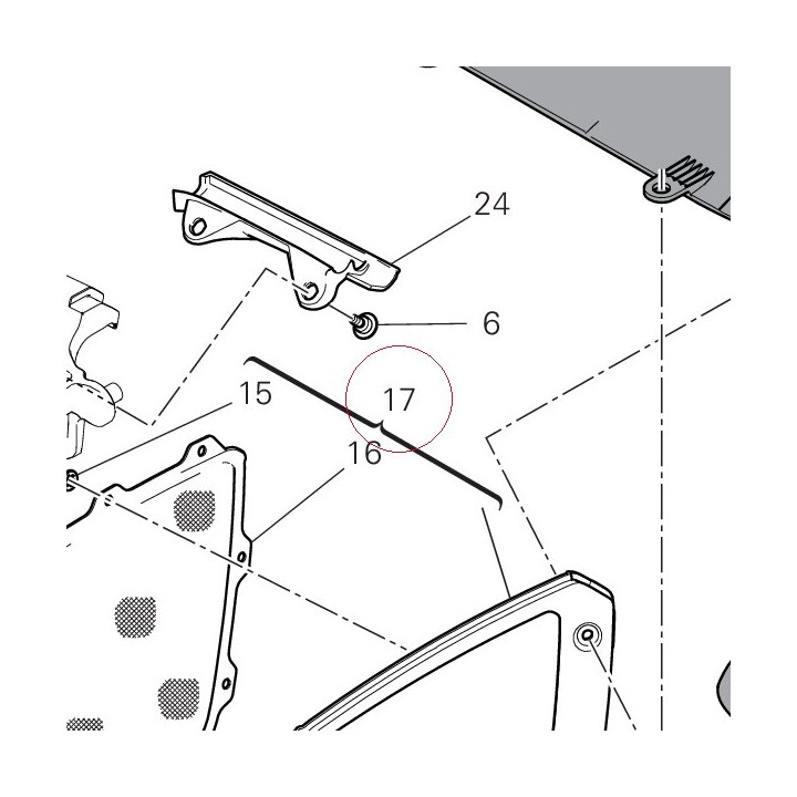 Lower fairing 48028021AA