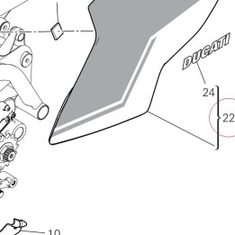 Cover, tank left 48028972AC