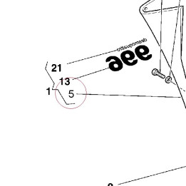 Right upper half-fairing 48030401A