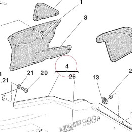 Left fairing carbon ATR 48031761B