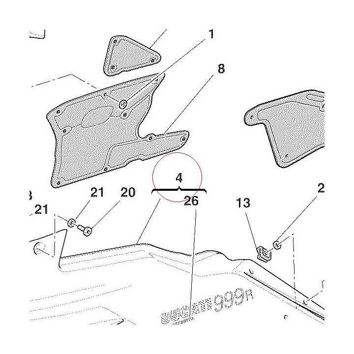 Left fairing carbon ATR 48031761B