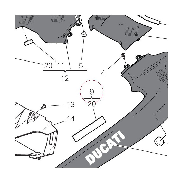 Cover, radiator, left 480P7351AA