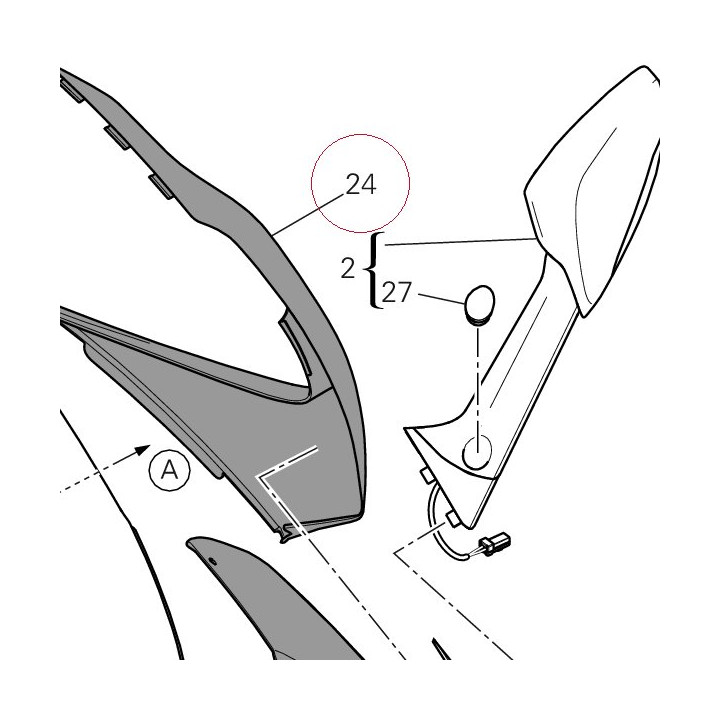 Left panel 48110841AW