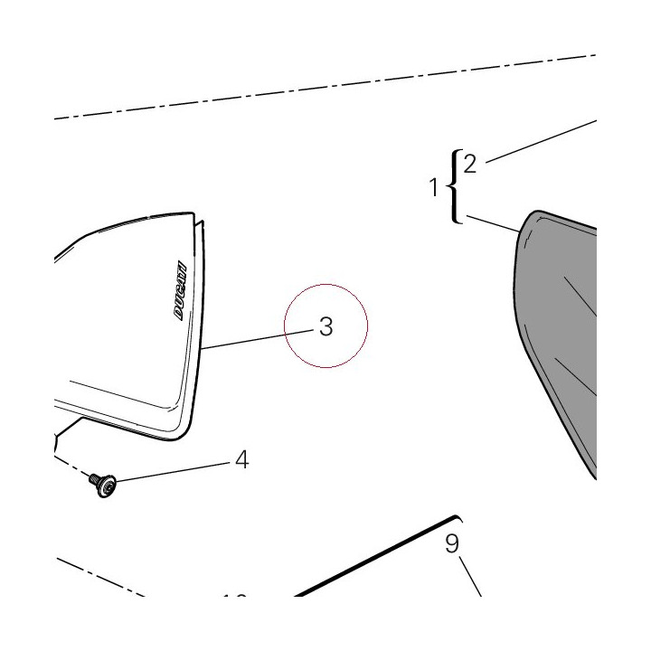 Cover, meter 48110892A