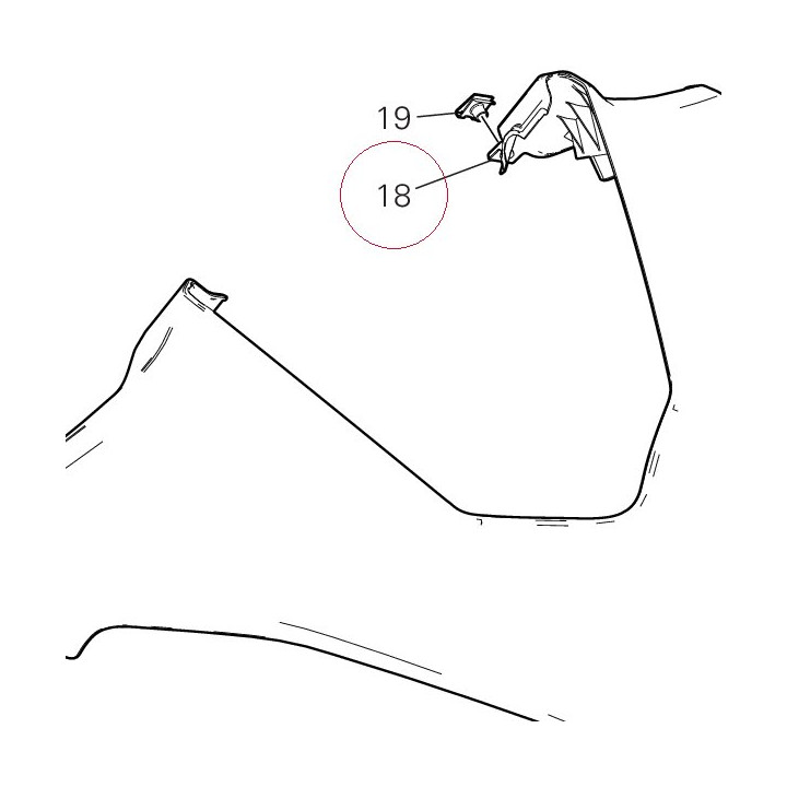 Front cowling matt gray 48114202BC