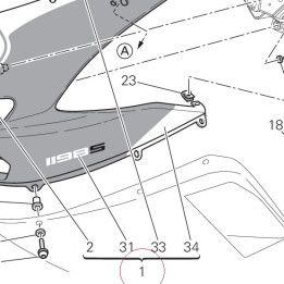Complete headlight fairing 48120404AH