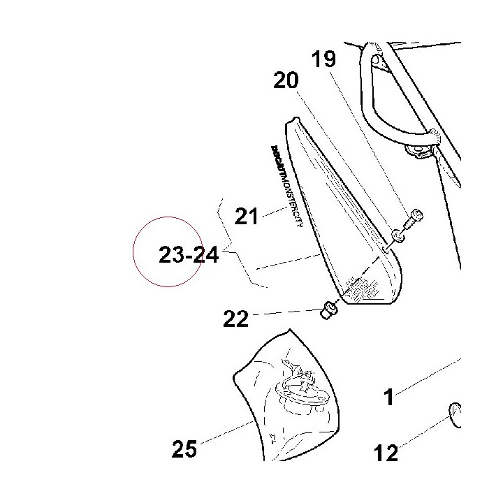 Cover, frame right 48210171TA