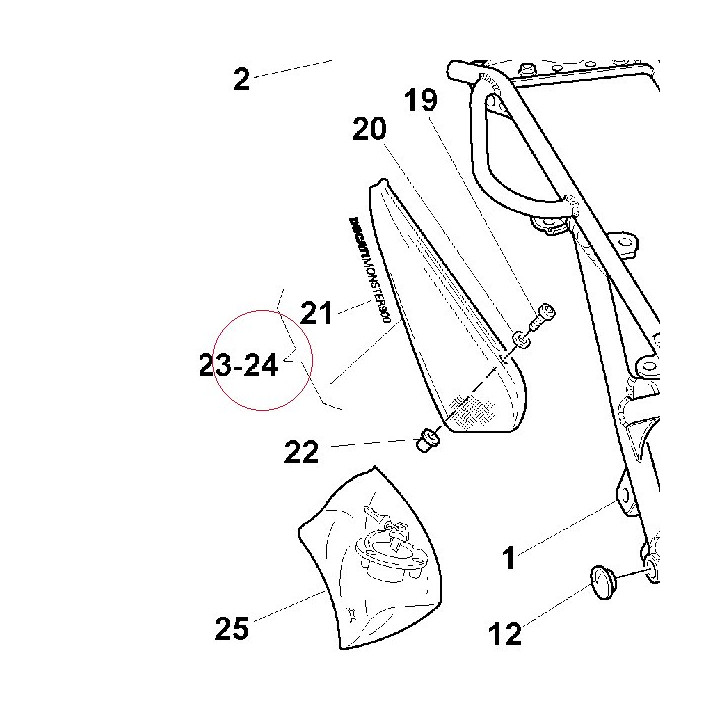 Cover, frame left 48210181EA