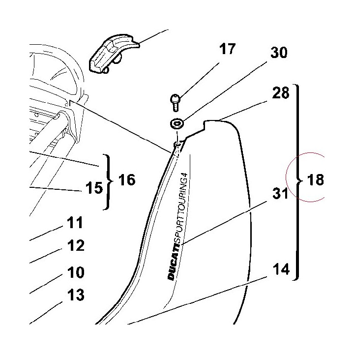 Cover, frame left 48210271AB