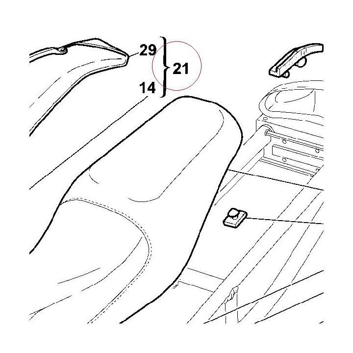Cover, frame right 48210281AD