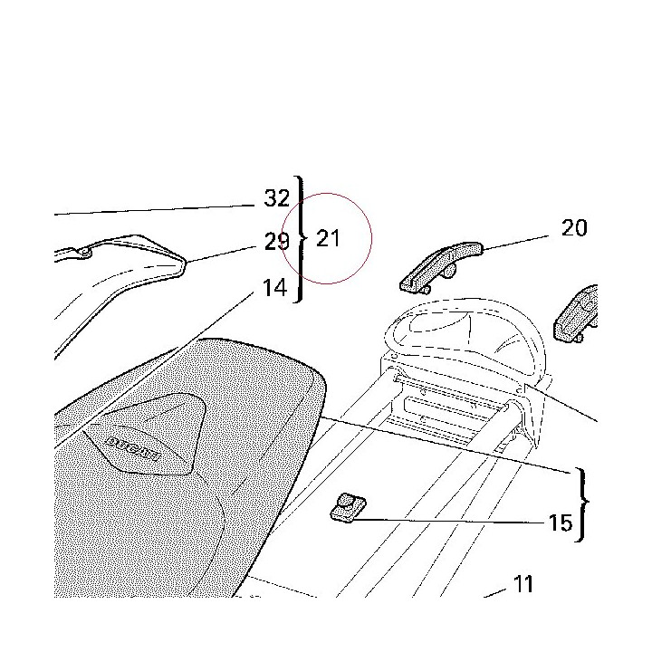 Cover, frame right 48210281BT