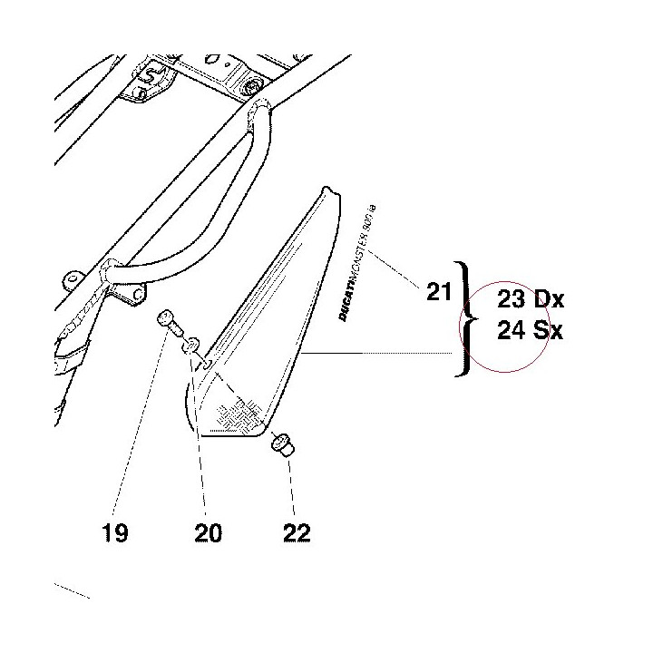 Cover, frame left 48210311AA