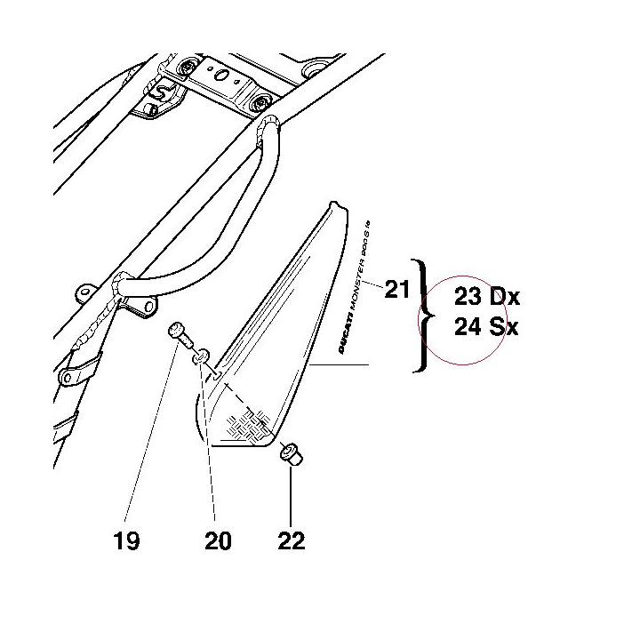 Cover, frame left 48210311BA