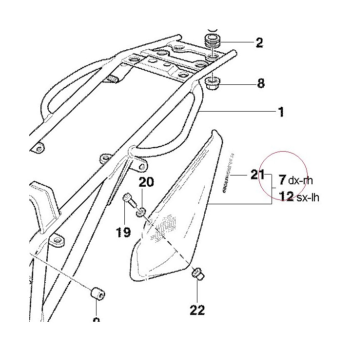 Cover, frame right 48210331GA