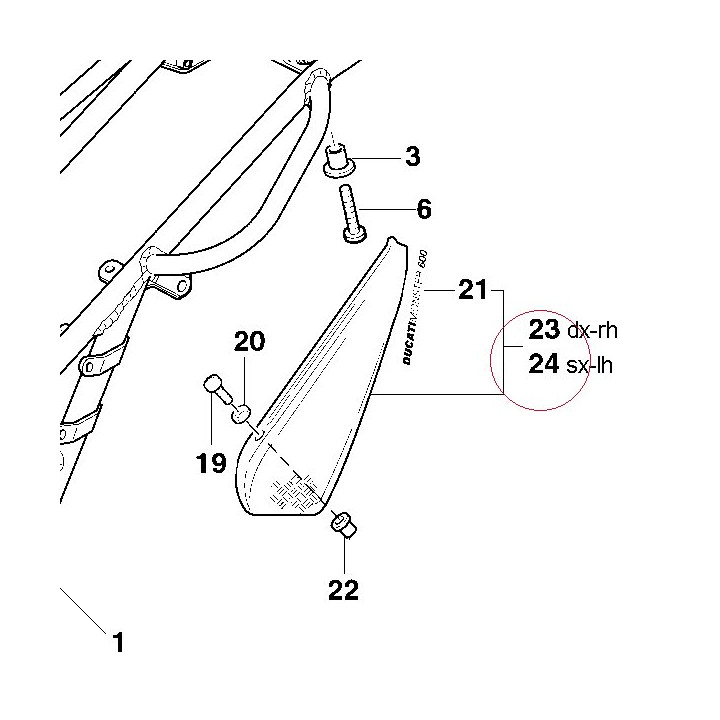 Cover, frame left 48210341AA
