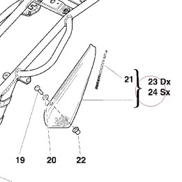 Cover, frame left 48210341BA