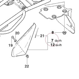 Cover, frame right 48210441AA
