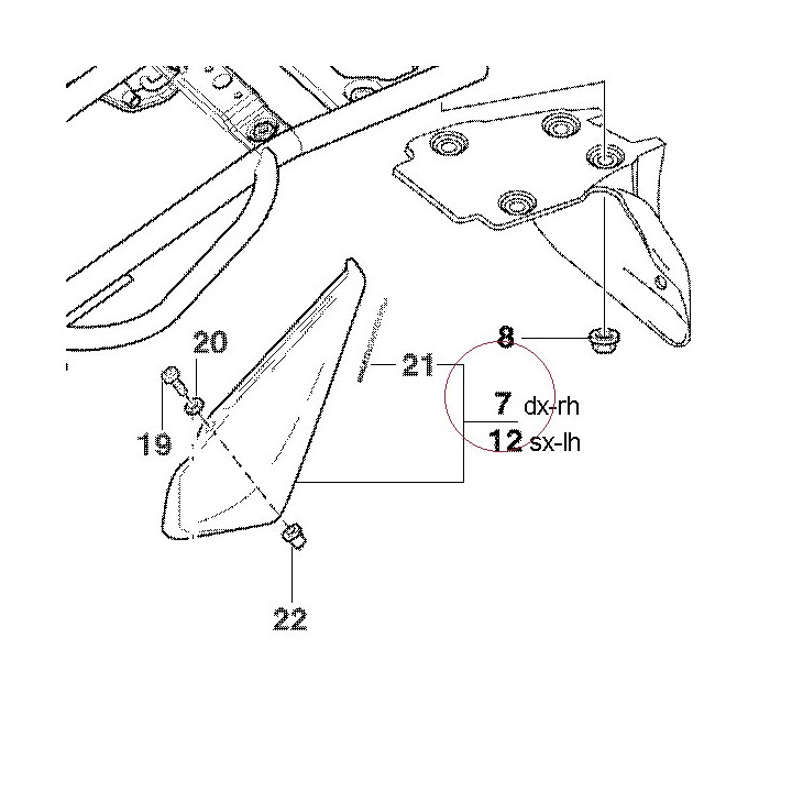 Cover, frame right 48210441AA