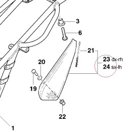 Cover, frame left 48210551AA