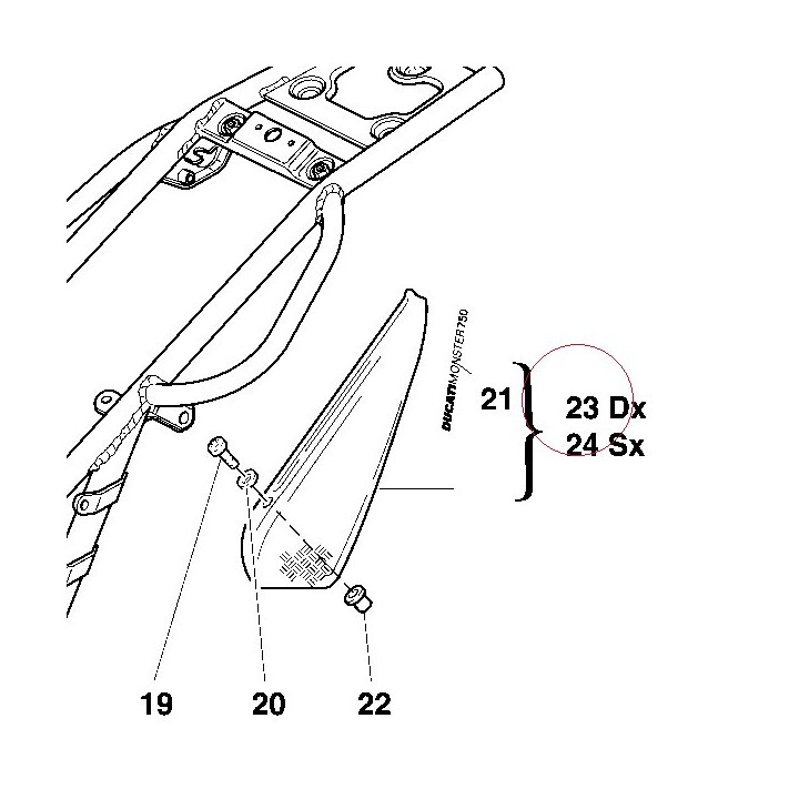 Cover, frame right 48210711A