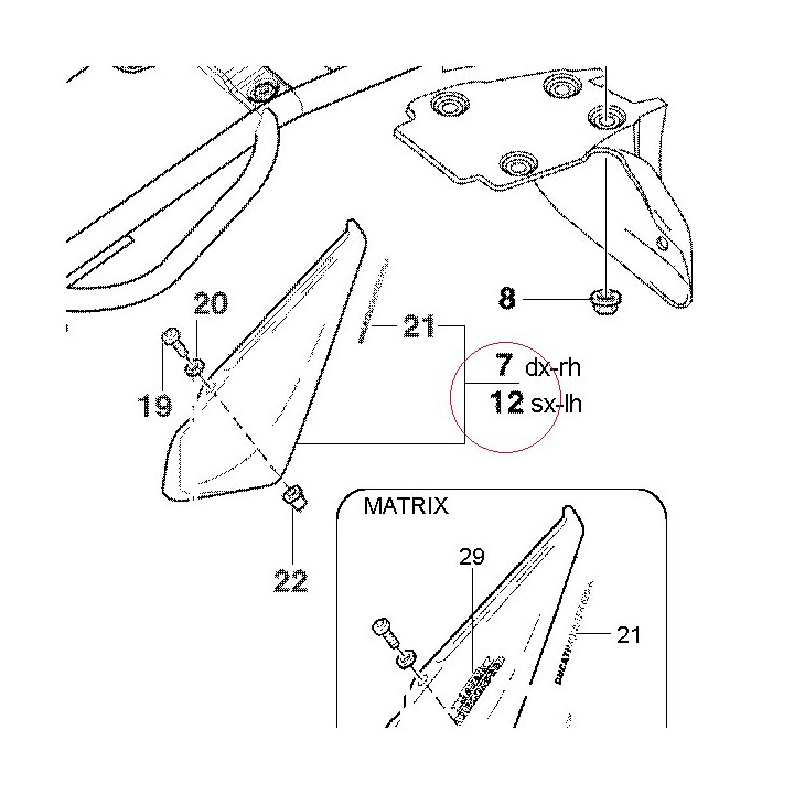 Cover, frame left 48210801A