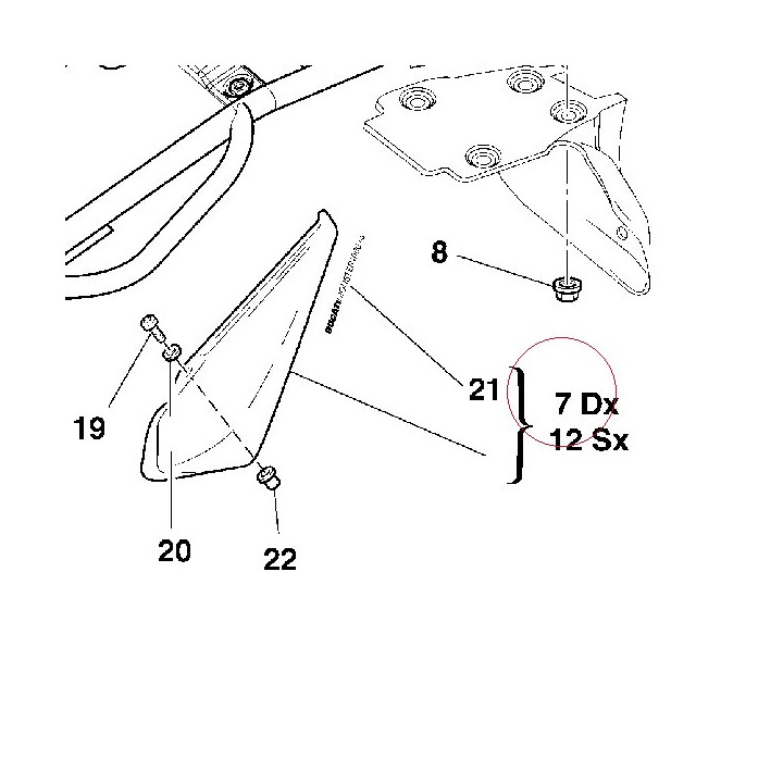Cover, frame right 48210931B