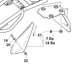 Cover, frame right 48211071A