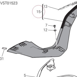 Cover, frame right 48211222AG