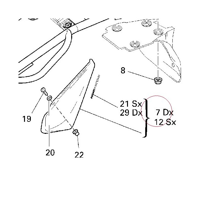 Cover, frame right 48211231A
