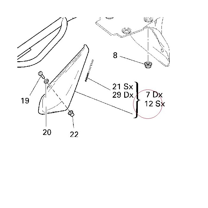 Cover, frame left 48211241A