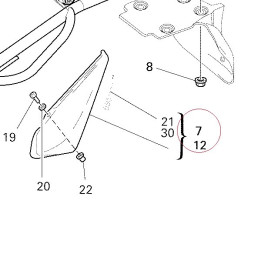 Cover, frame right 48211351A