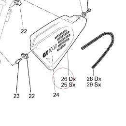 Cover, frame right 48211371AS