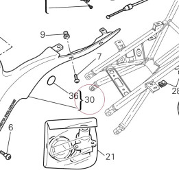 Cover, frame left 48211391A