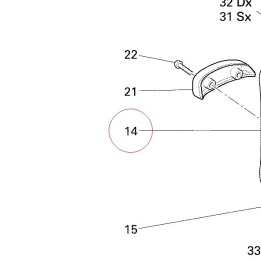 Cover frame right red 48211391BA