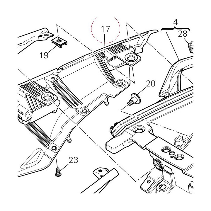 Tail guard bottom right 48211601A