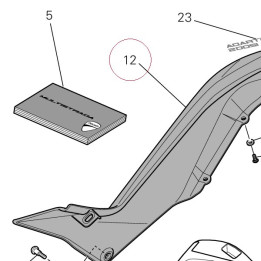 Cover, frame right 48211621AC
