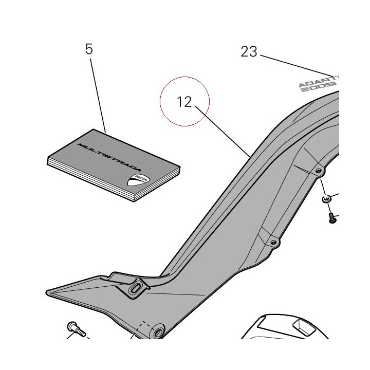 Cover, frame right 48211621AD