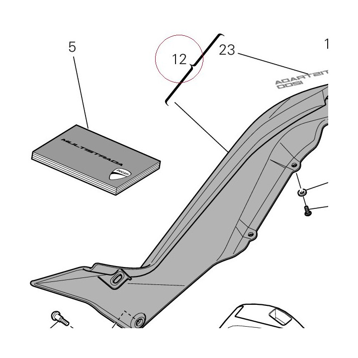 Cover, frame right 48211641AA