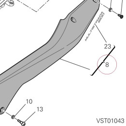 Cover, frame left 48211651AW