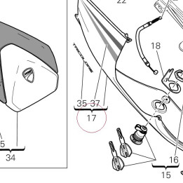 Cover, frame right 48211691AA