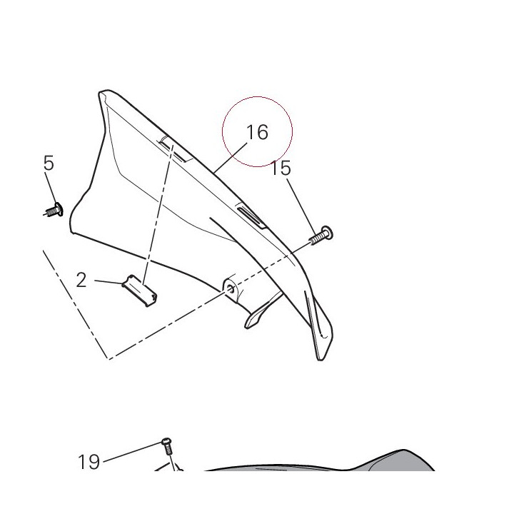 Left cover 48211871A
