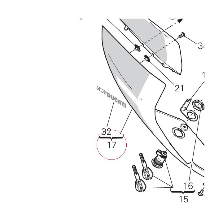 Cover, frame right 48212101AB