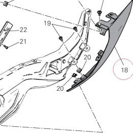 Cover, tail left 48212132AJ